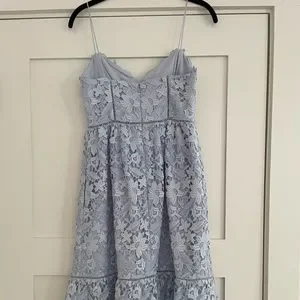 white christmas dresses Chyna | Light Blue Cowl-Neck Maxi Dress with Bow Strap